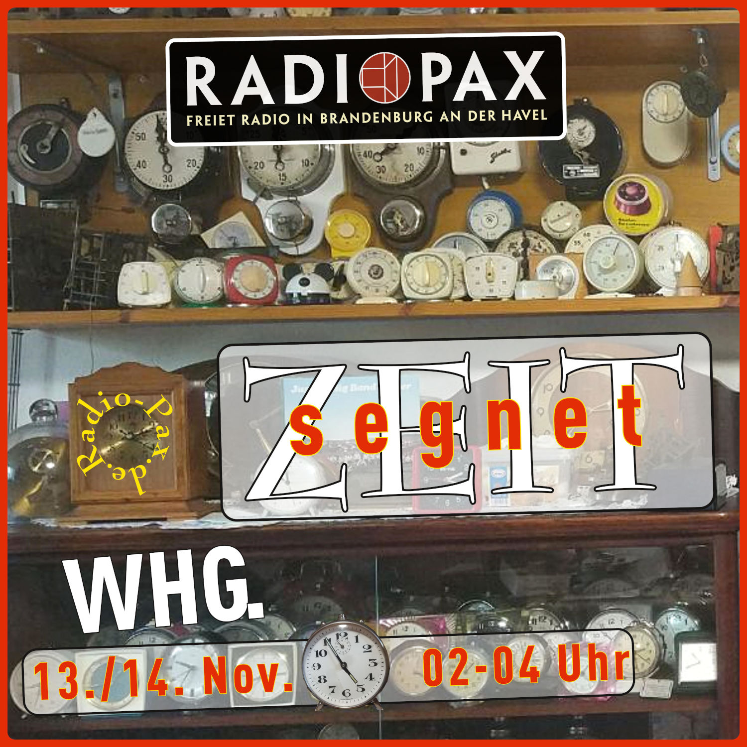 RADIO PAX (Whg. der Oktoberersendung) in der Nacht zum 14. Oktober von 2 bis 4 Uhr