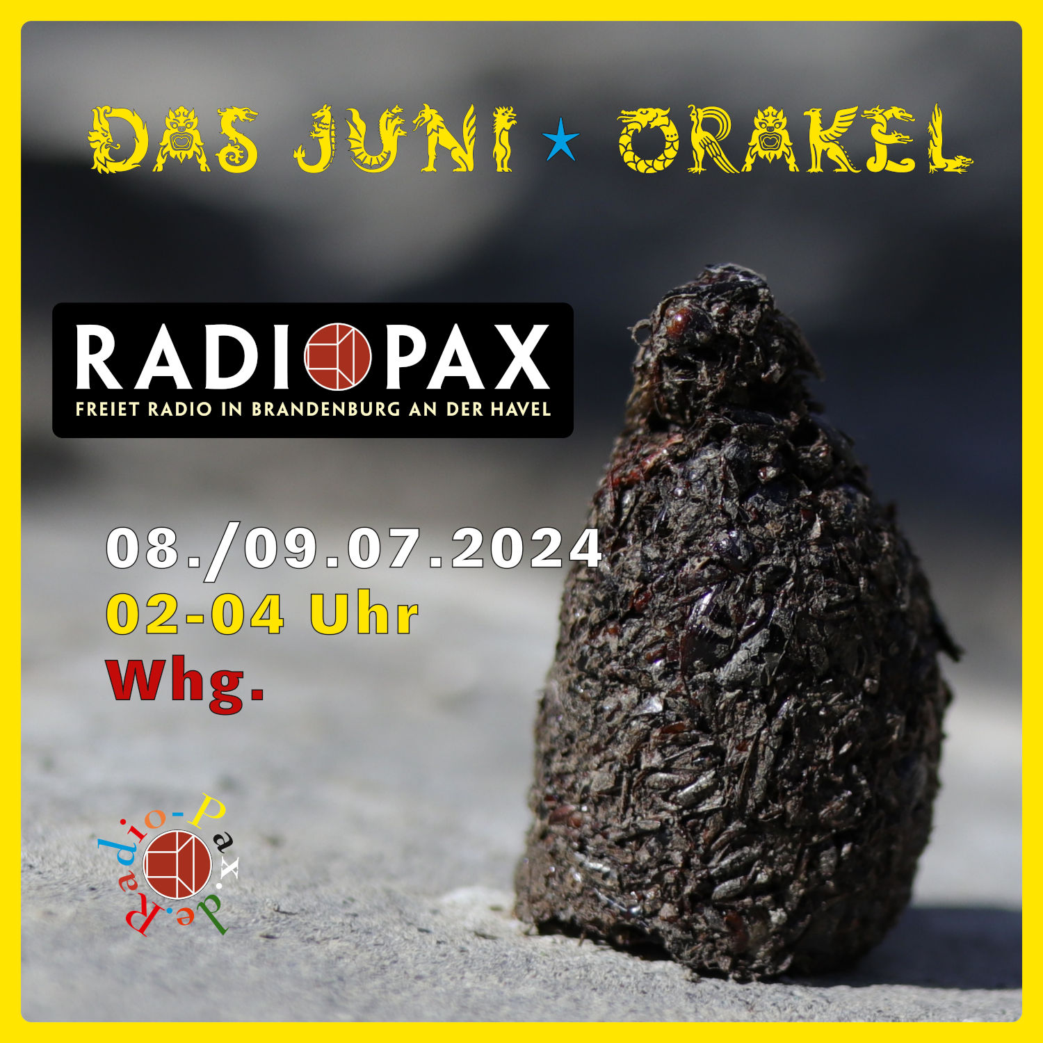 RADIO PAX (Whg. der Junisendung) am 08.07. von 2-4 Uhr