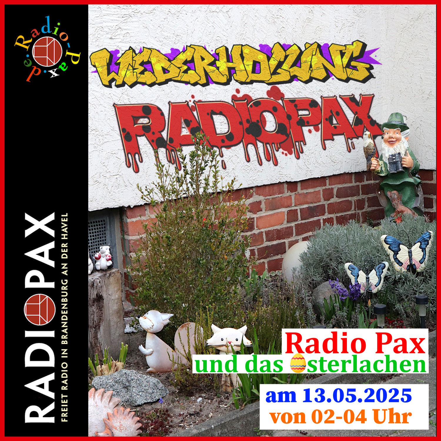 RADIO PAX (Whg. der Aprilsendung) am 13.05. von 2-4 Uhr